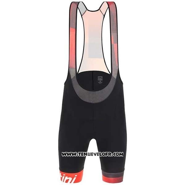 2019 Maillot Ciclismo Tour DE Suisse Rouge Noir Manches Courtes et Cuissard